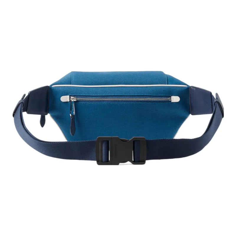 Burberry Cotton With Polyamide Fanny Pack Regular Men's Blue-1