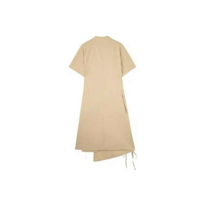 BASIC HOUSE Short-Sleeved Dresses Women's Khaki-1