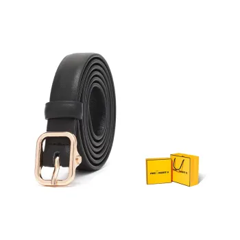 FREE RABBITⅡ New Arrival Decorative Hand Stitched Genuine Leather Leather Belts Women's 1.8cm