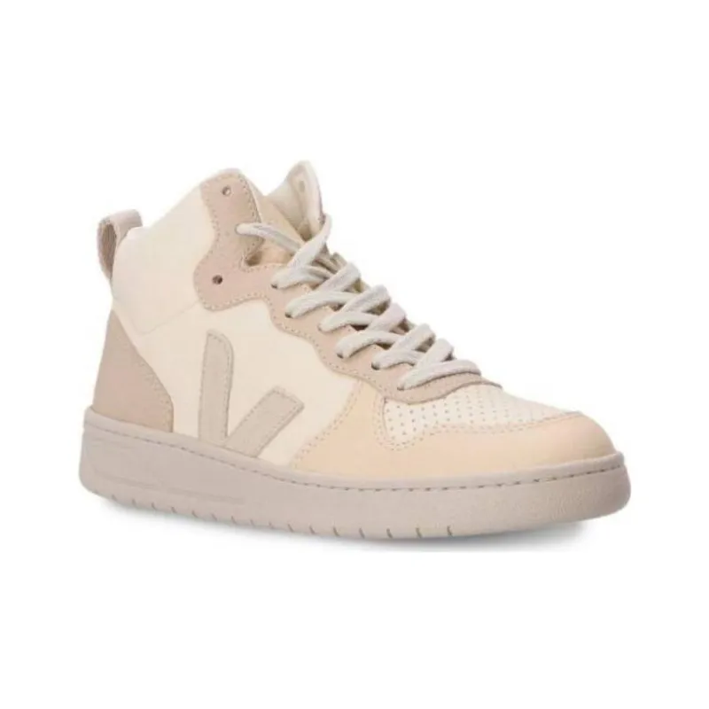 VEJA V 15 High Top Chromefree 'White Beige' Women's-2