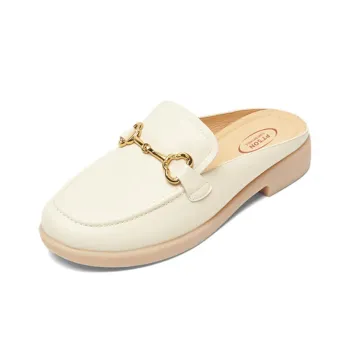 PT'SON Closed Toe Slippers 2.6cm Women's Ecru