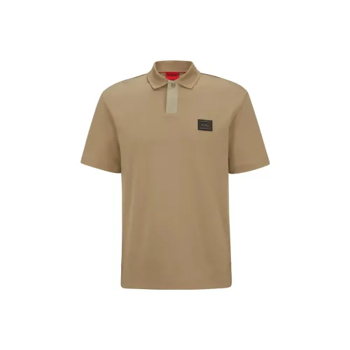 HUGO BOSS Polo Shirts Men Beige