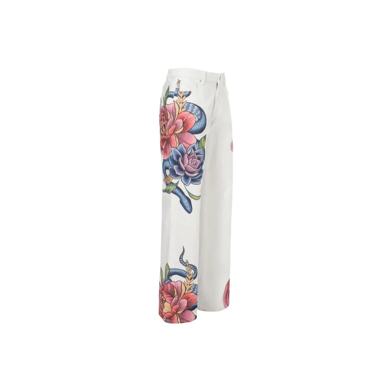 The Kript Jeans Women's White-2