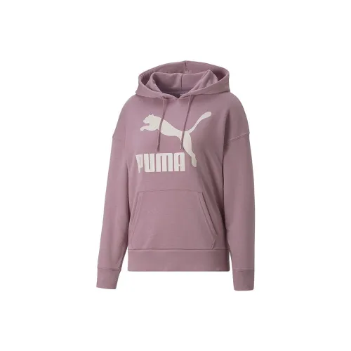 PUMA Sweatshirts Women's Purple