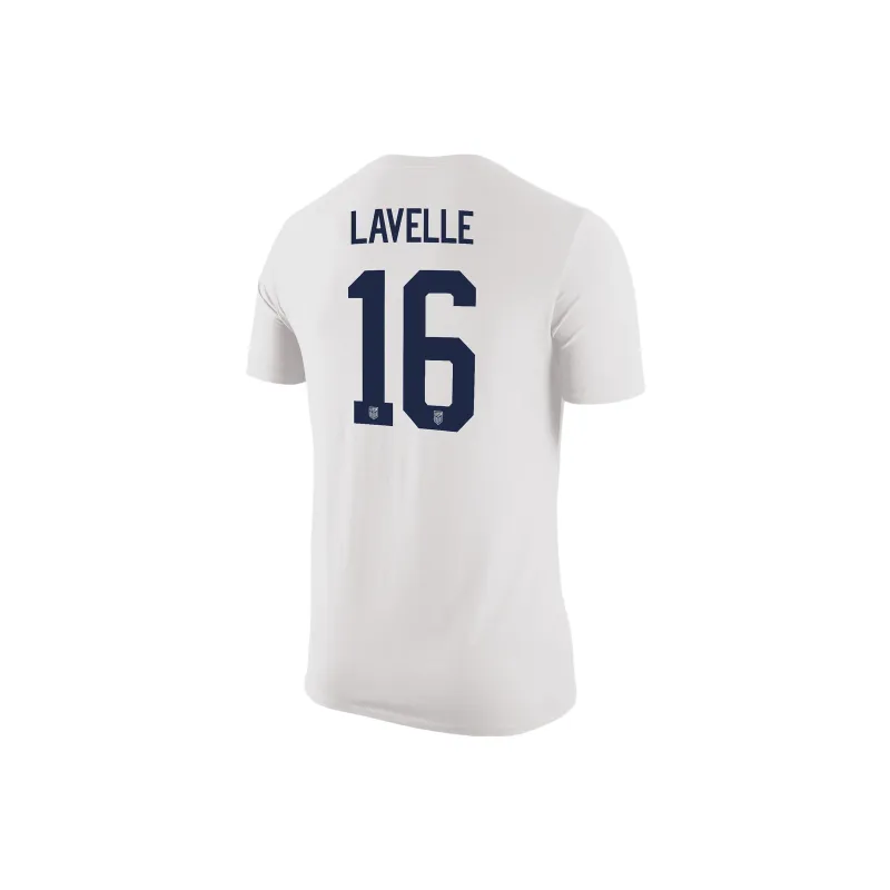 Nike USA Soccer Team Olympic Series Rose Lavelle USWNT T-Shirt Men's White-1