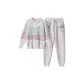 [Women's Crew Neck]Soft White Multicolor