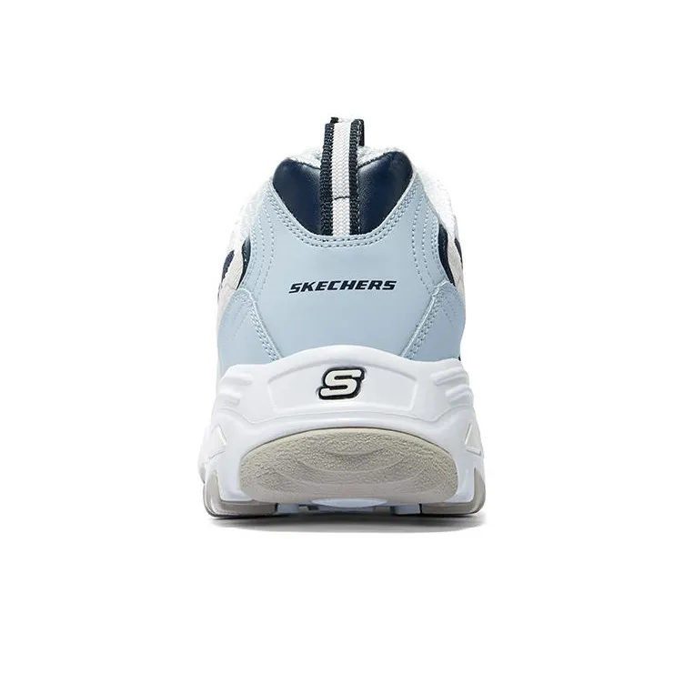 Skechers D'Lites Varsity Spirit Sneaker 'White Beige Blue'-4