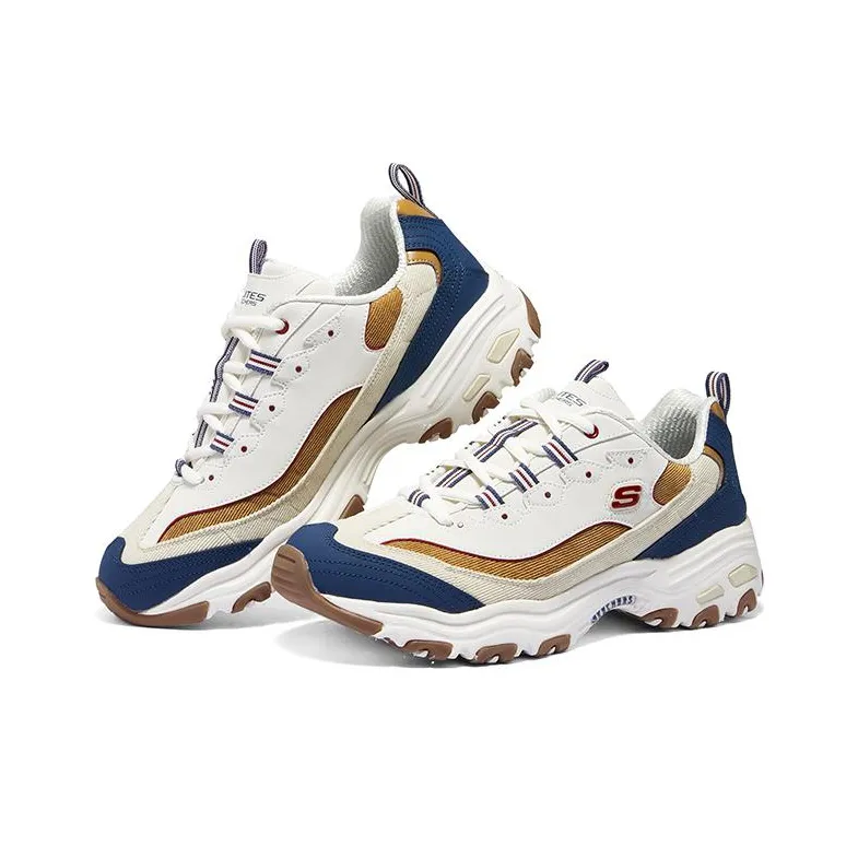 Skechers D'Lites Varsity Spirit Sneaker 'White Blue'-3