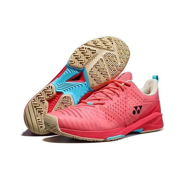 YONEX Ower Cushion Breathable Low Top Tennis Shoes Unisex Red-4