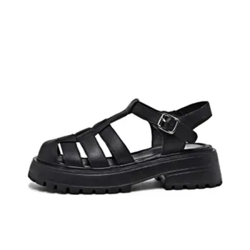 CAMEL Roman Sandals Women's Black