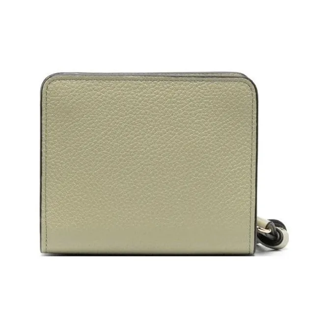 Chloe Calfskin Wallet Mini Women's Green-1