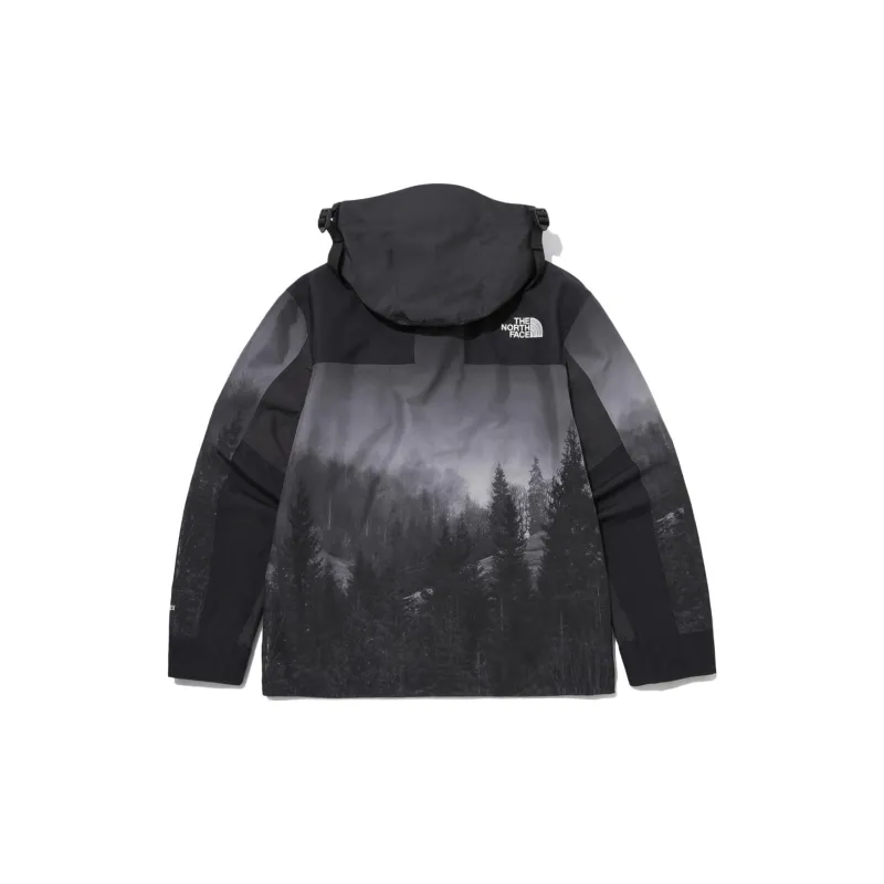 THE NORTH FACE Dark Forest Series FW23 Outdoor Hiking Waterproof And Windproof Windbreaker Jacket Unisex Black-1