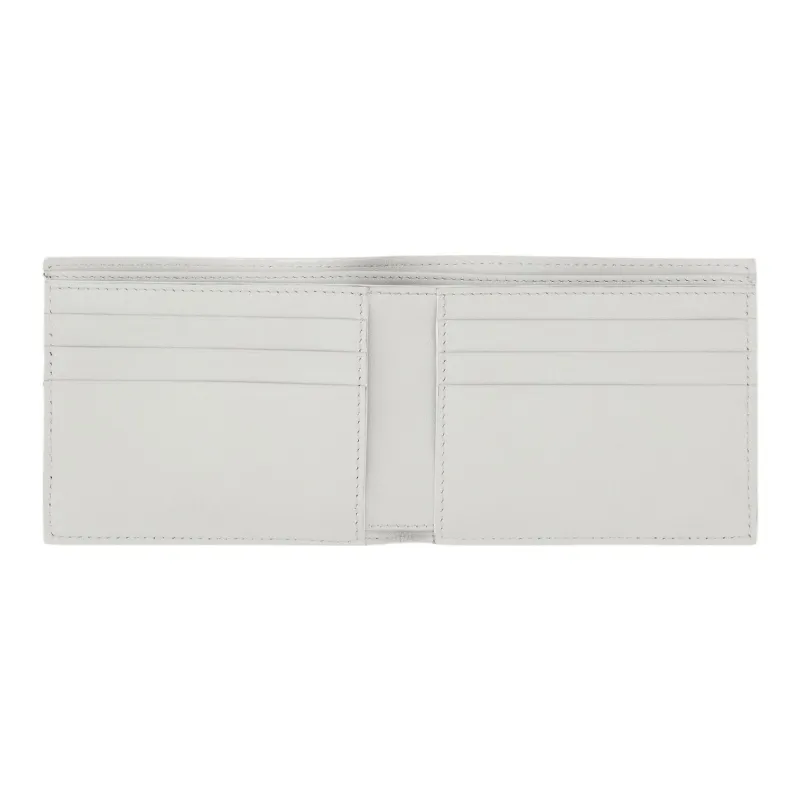 FERRAGAMO Calfskin Wallet Men's Optical White-2