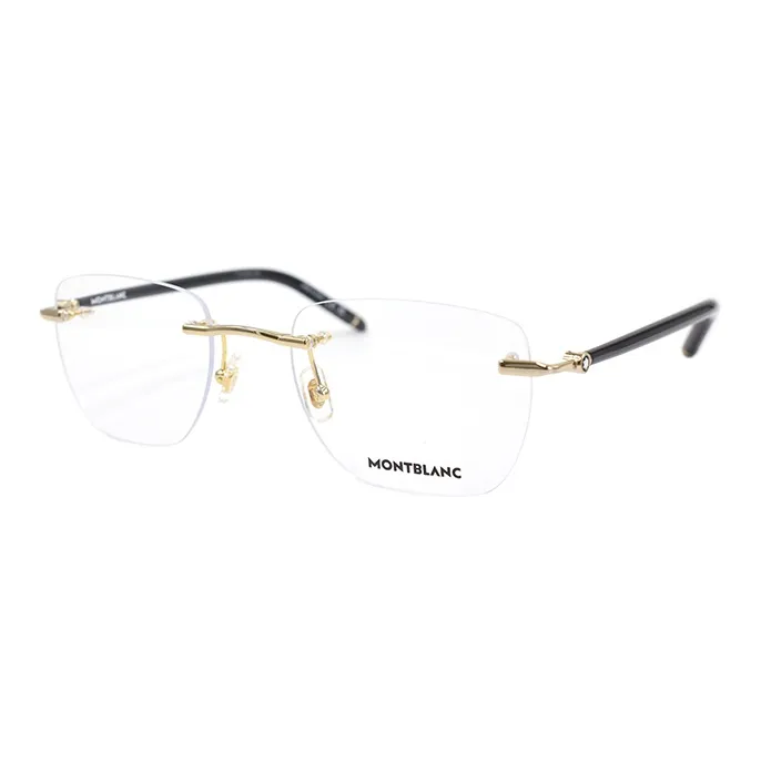 MONTBLANC Rimless Square frame Glasses-0