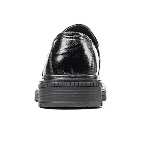 LAORENTOU Dress Shoes Men Low Top Black/Brown-3