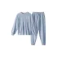 [Women's Crew Neck]Blue