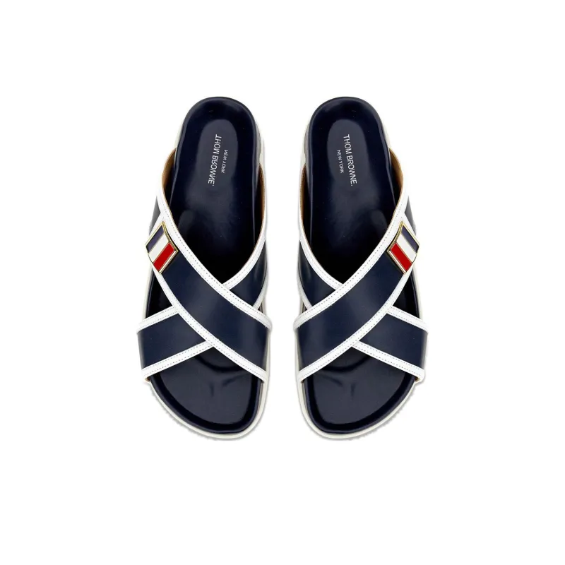 THOM BROWNE RWB Slip-on Sandals-1
