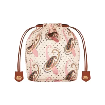 ETRO Paisley Printed Drawstring Makeup Bag
