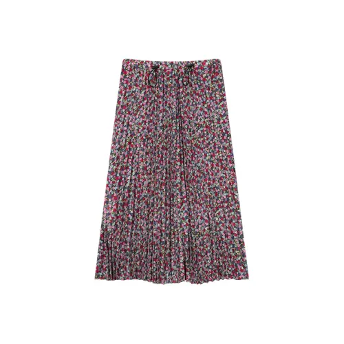 UOOYAA Casual Long Skirts Women's Print