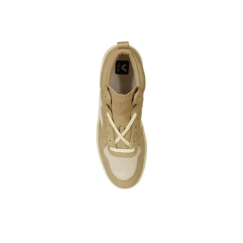 VEJA V 15 High Top Sneakers 'Beige White'-4