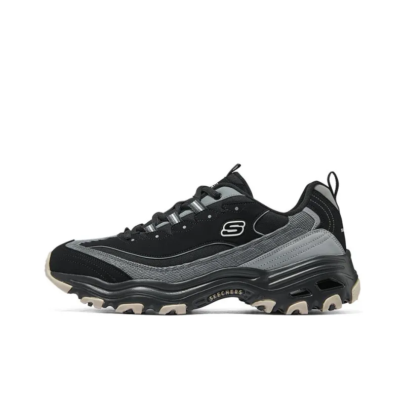 Skechers D'lites 1.0 Marathon Running Shoes 'Black Grey'-0