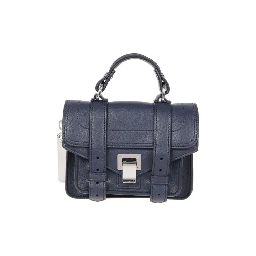 PROENZA SCHOULER Leather Shoulder Bag Crossbody Bag Handbag Regular Women's Blue