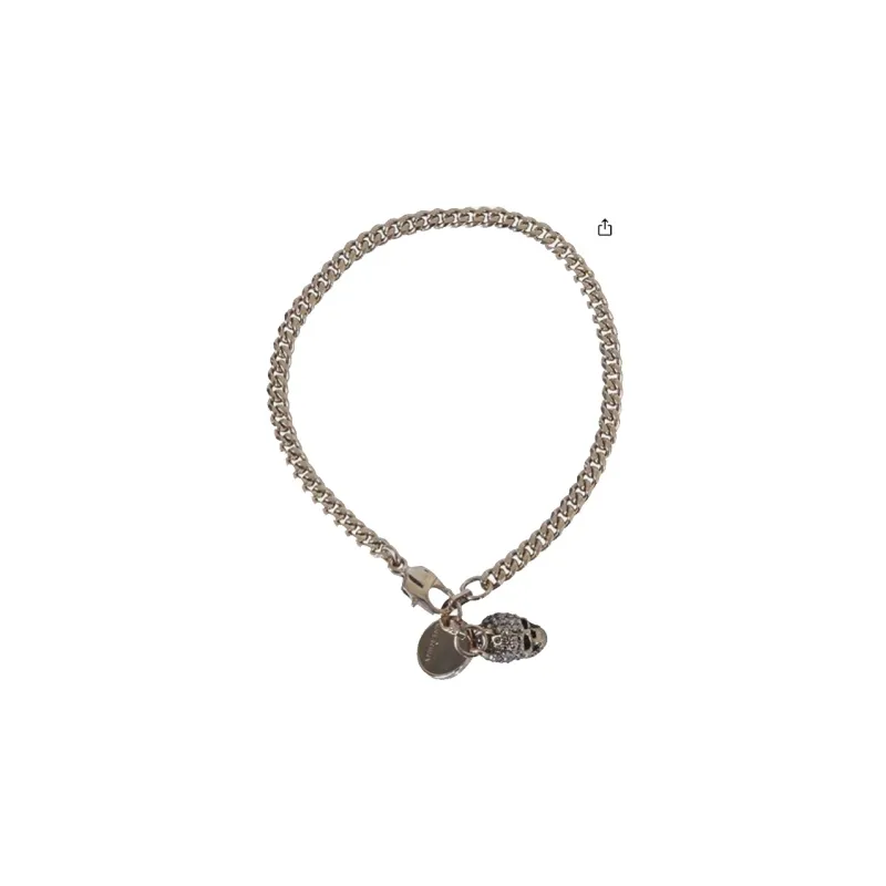 Alexander McQueen Skull Charm Bracelet-0