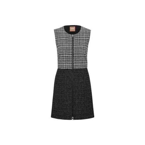 HUGO BOSS Sleeveless Dresses Women's Black