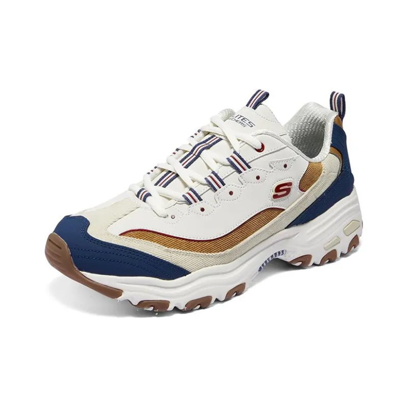 Skechers D'Lites Varsity Spirit Sneaker 'White Blue'-2