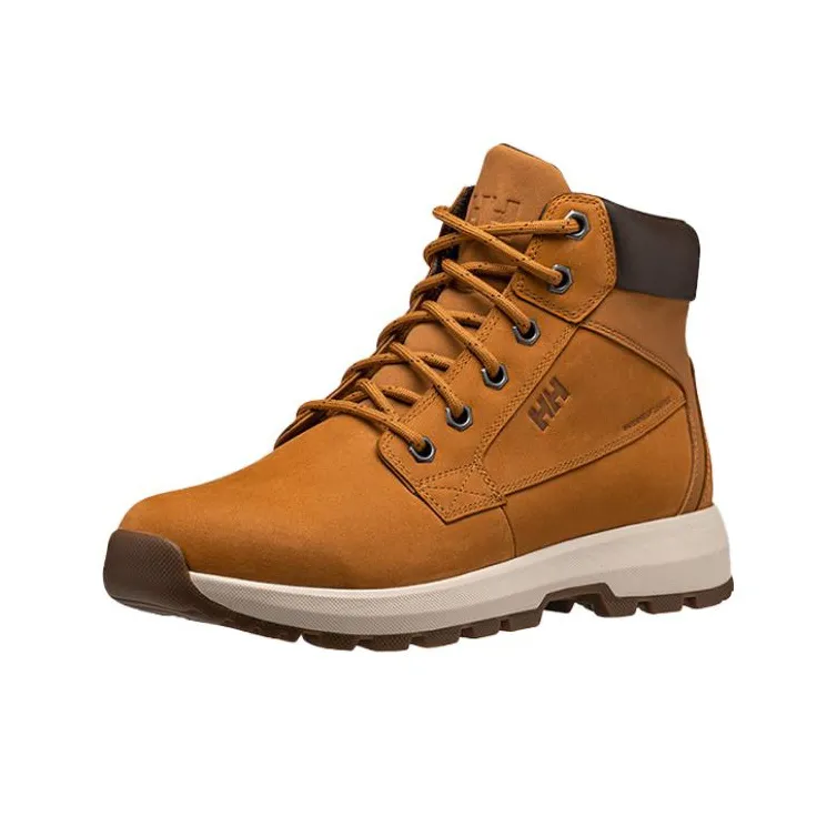 HELLY HANSEN Ski Style Cushioning Anti-Slip And Wear-Resistant Low-Top Outdoor Shoes Men's Brown-1
