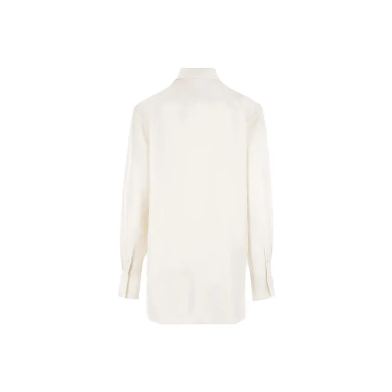 TOTEME Decorative Pleats Long-Sleeved Blouse-1