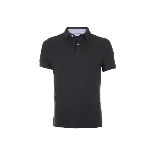 Tommy Hilfiger Polo Shirts Men Dark Gray