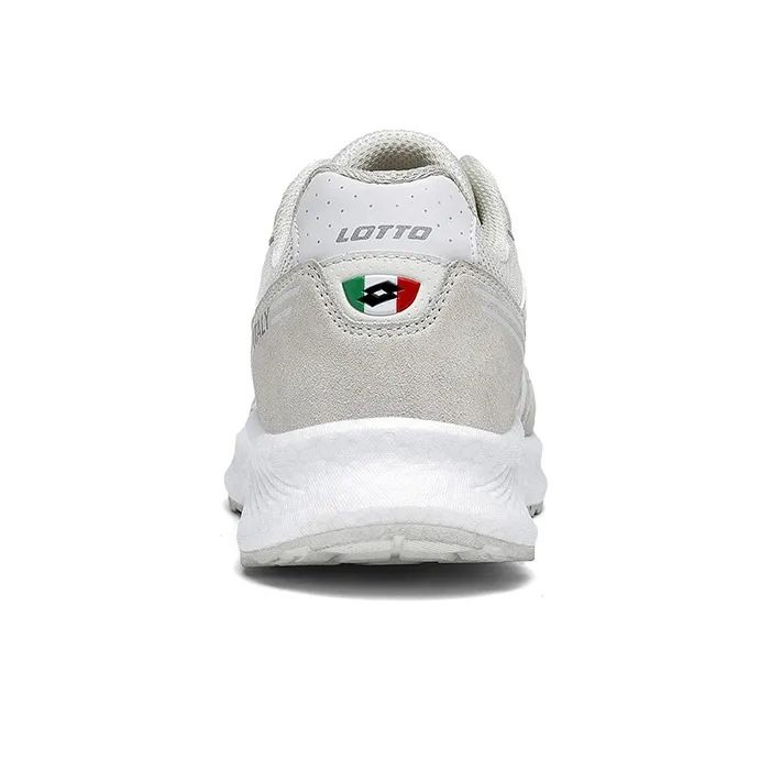 LOTTO Hoshino Low Top Running Shoes Women's White Beige Gray-3