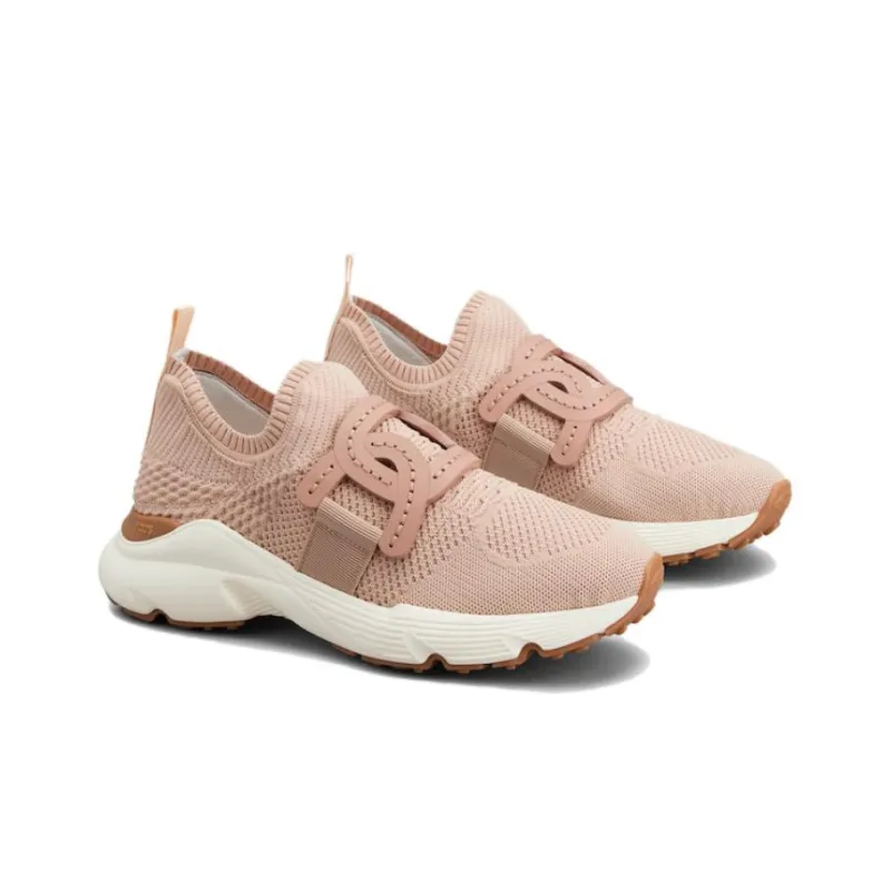 TOD'S Chain embellished Woven Sneakers-1