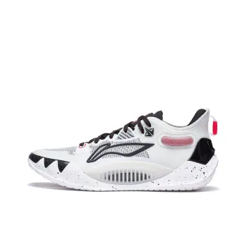 LiNing JB1 Anti Slip Wear Resistant Low Top Training Shoes Men's White Black