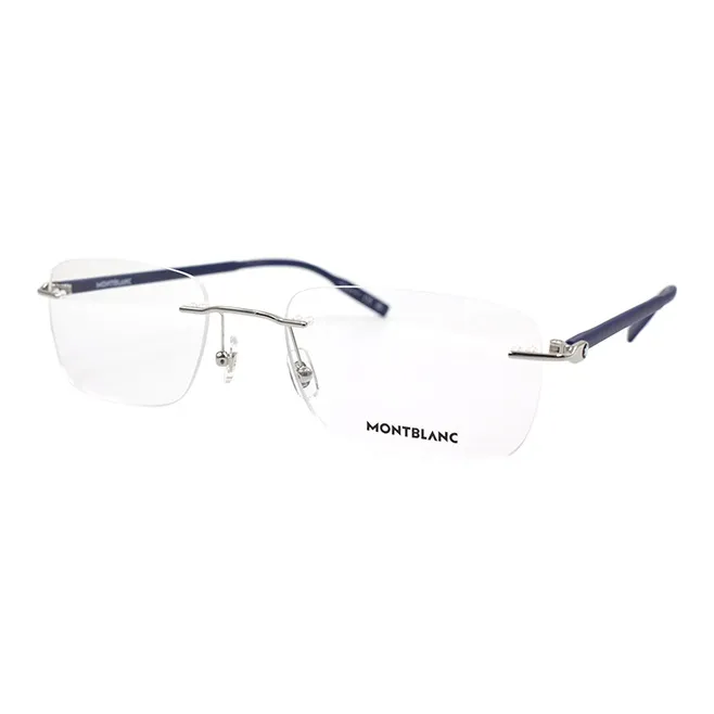 MONTBLANC Alloy Irregular Shape Eyeglass Frames Men's-0