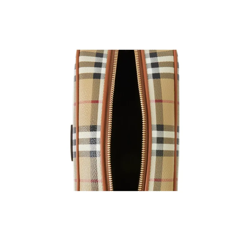 Burberry Medium Check Travel Pouch Archive Beige-4