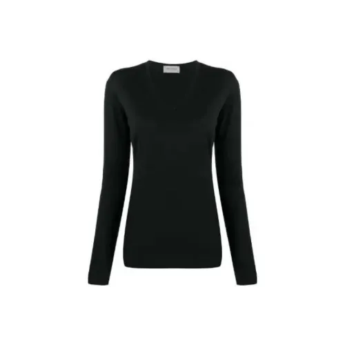 JOHN SMEDLEY Shirts Women's Black