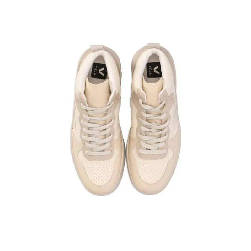 VEJA V 15 High Top Chromefree 'White Beige' Women's-4