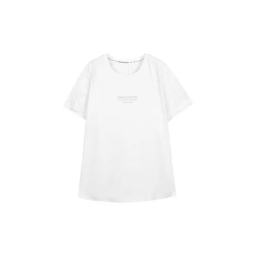 Skechers Sports Collection T-Shirts Women's Bright White