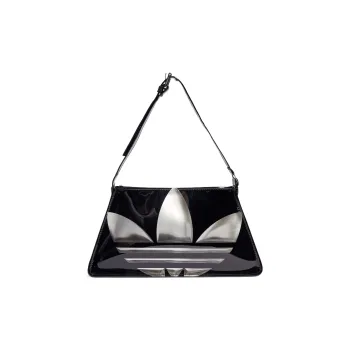 Adidas Originals Polyurethane Leather Handbag Mini Unisex Black