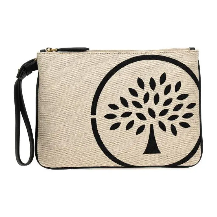 Mulberry Tree print Canvas Makeup Bag-0