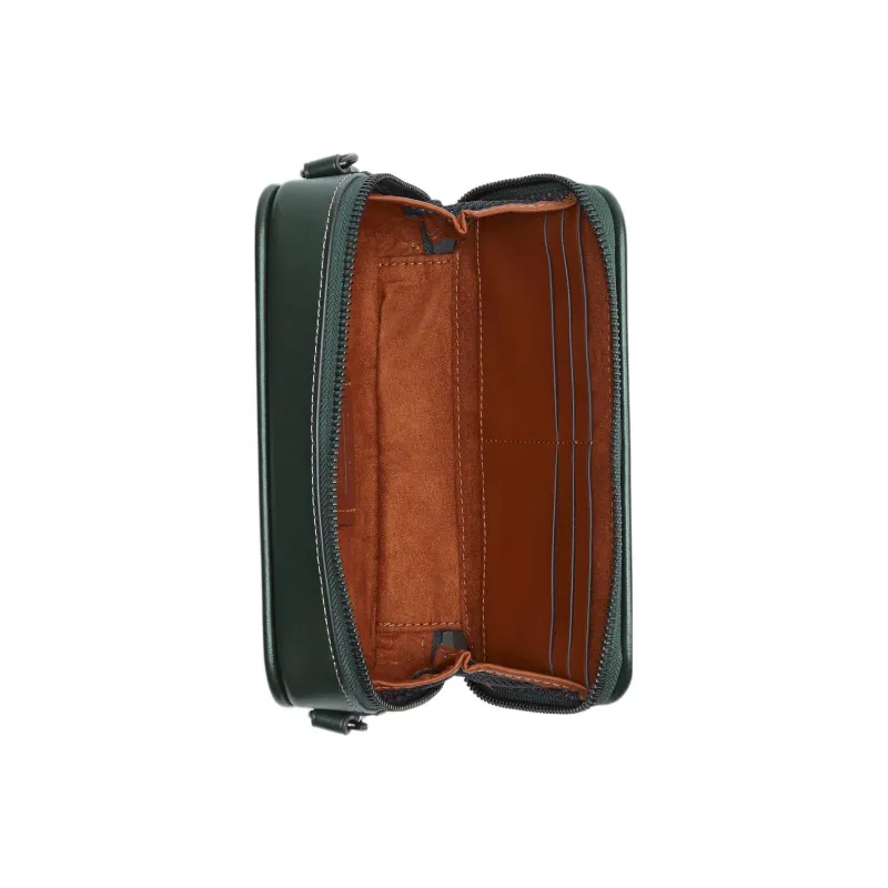 COACH Charter Jacquard With Calfskin Combo Bag Shoulder Bag Crossbody Bag Small Size Men's Green-3