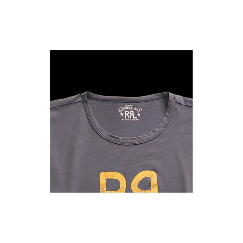 DOUBLE RL T Shirt Men's Dark Gray-2