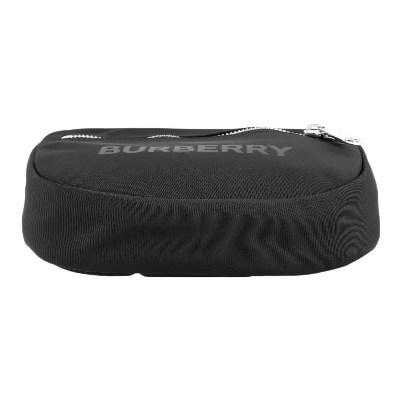 Burberry Logo Print Nylon Cannon Bum Bag Small Black-3