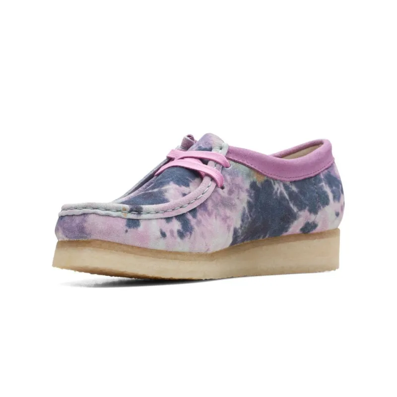 Clarks Originals Wallabee Boot Multi Tie Dye Women's-1