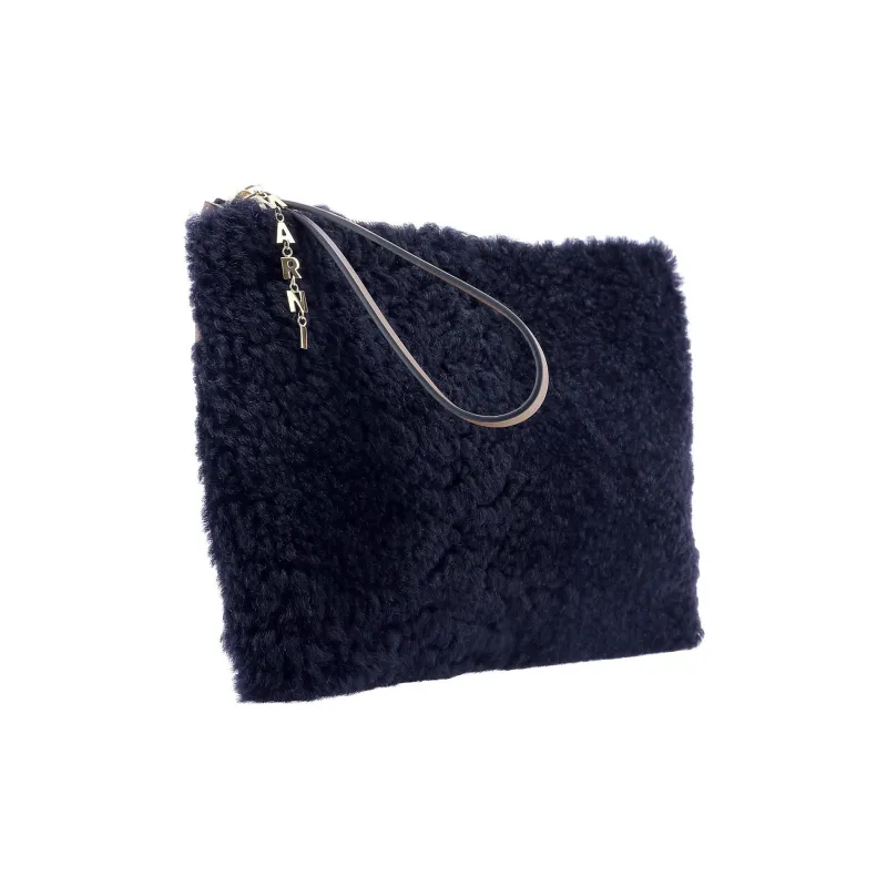 MARNI Shearling Clutch Regular Women's Blue-2