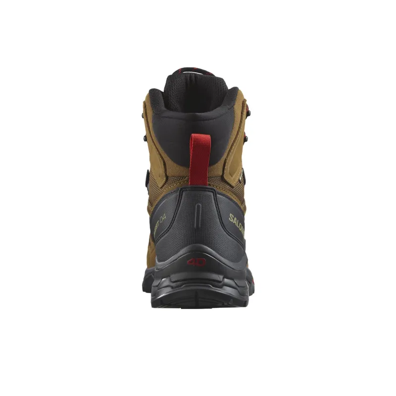 SALOMON XT Quest 4 Slip Resistant Waterproof High Top Outdoor Shoes Men's Brown-4