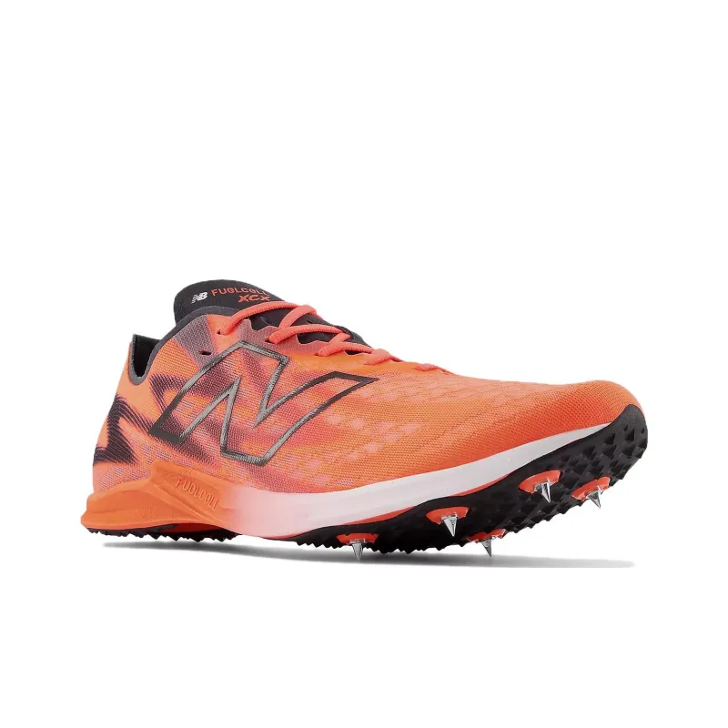 New Balance FuelCell SuperComp XC X Cushioning, Wear Resistant Soccer Shoes Unisex Orange Red-2
