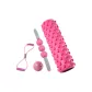 Peach Pink, Three-Piece Set+8-Shaped Resistance Band